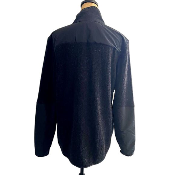 Mountain Hardwear Full Zip Jacket Wool Polyester Blend Black Women's Size XL - Picture 3 of 5